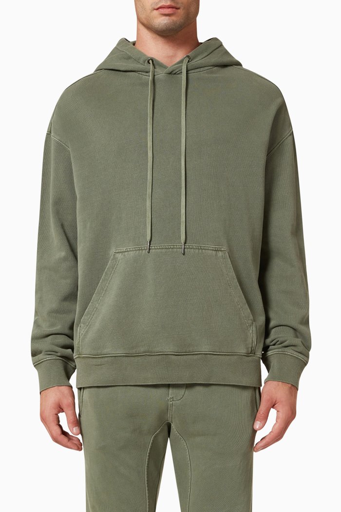 

4 x 4 Biggie Hoodie in Cotton Fleece, Green