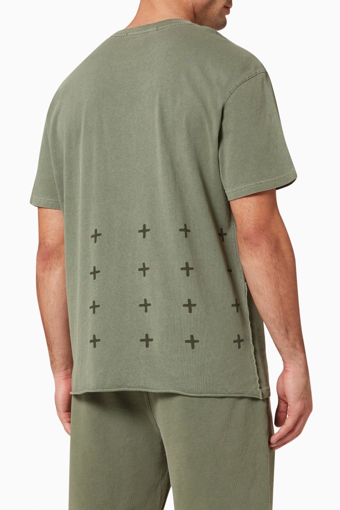 

4 x 4 Biggie T-shirt in Cotton Jersey, Green