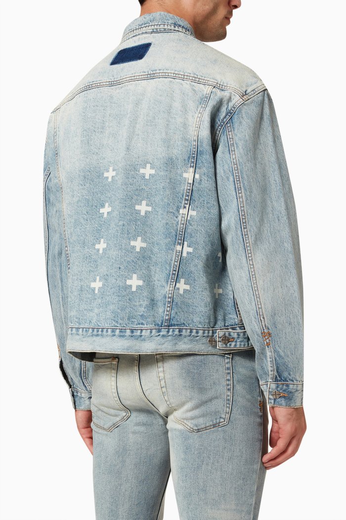 

Oh.G Jacket in Rigid Denim, Blue