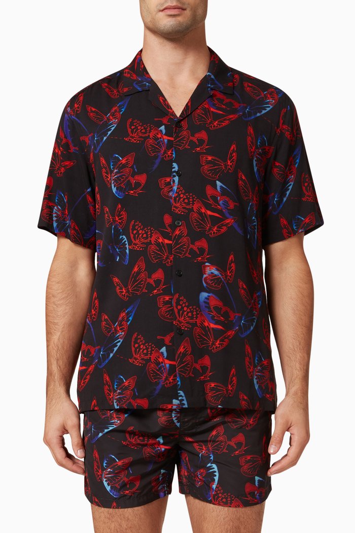 

Ultrafly Resort Shirt in Viscose, Multicolour