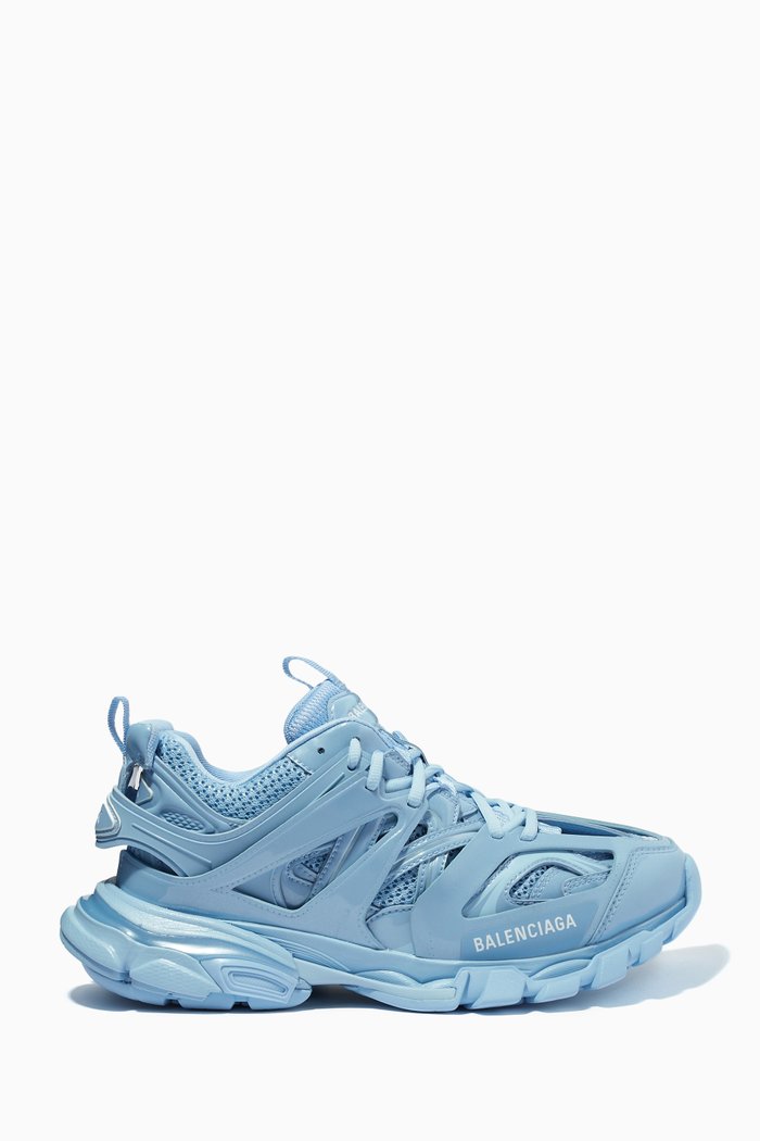 

Track Metallic Sneakers in Mesh & Nylon, Blue