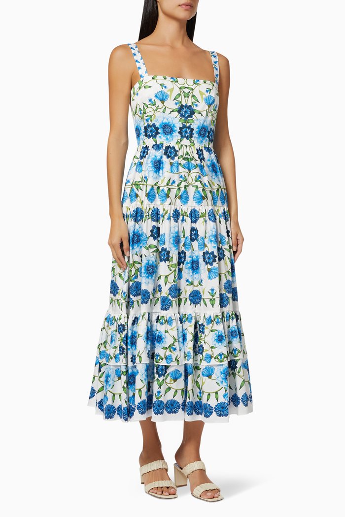 

Daniela Dress in Cotton, Blue