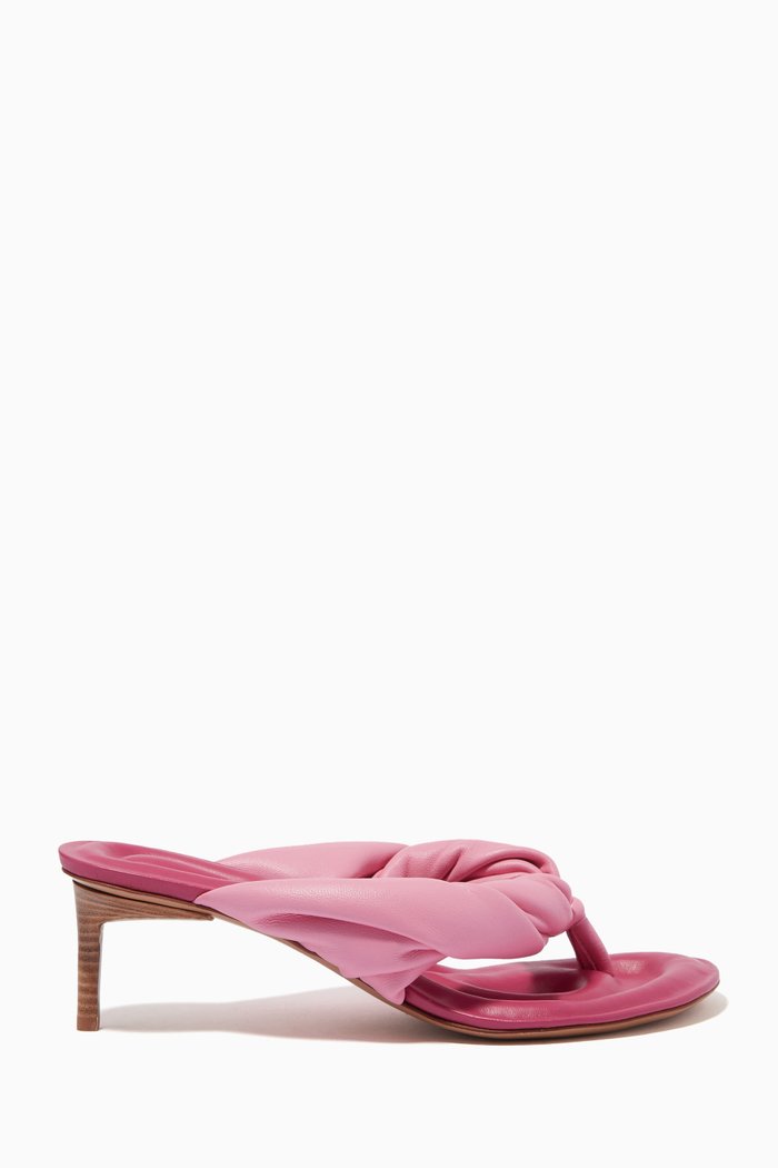 

Les Sandales Mari in Leather, Pink
