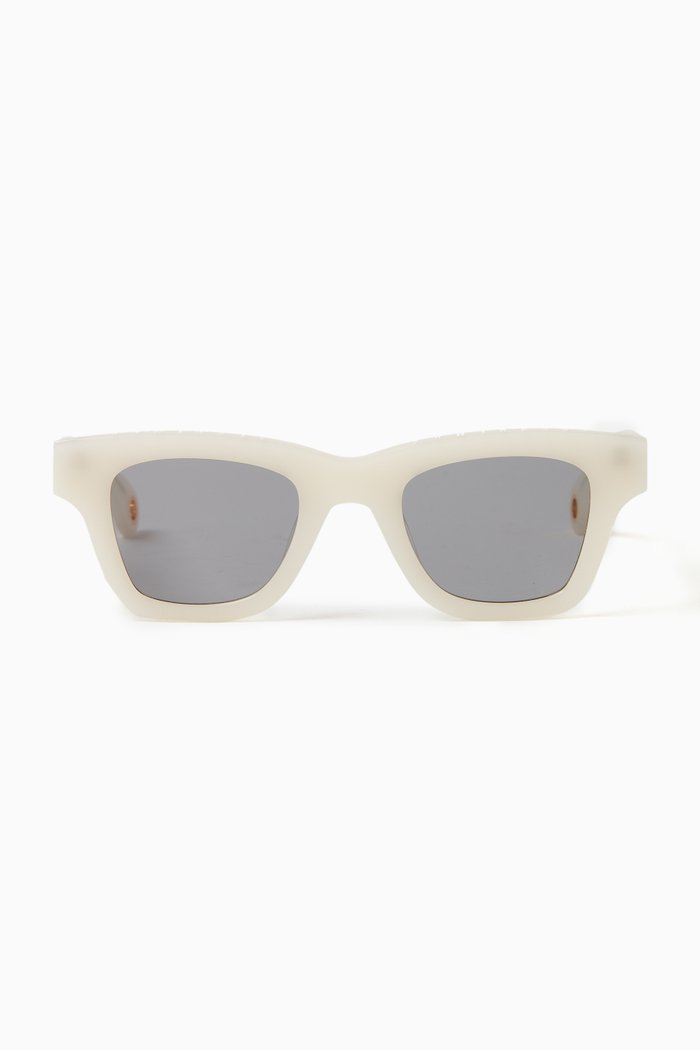 Les Lunettes Nocio Sunglasses in Acetate, Neutral
