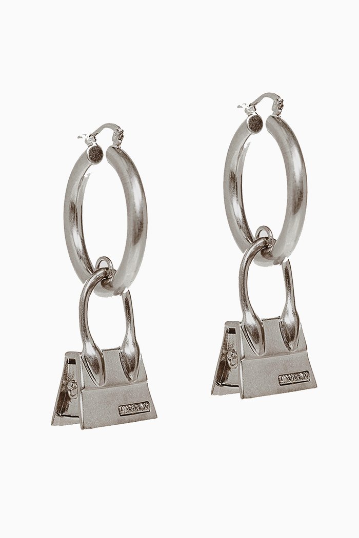 

Les Creoles Chiquito Earrings, Silver