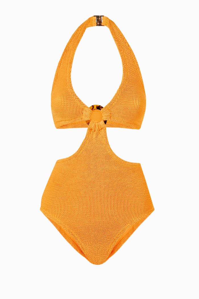 

Ursula One Piece Swimsuit in Nile, Orange