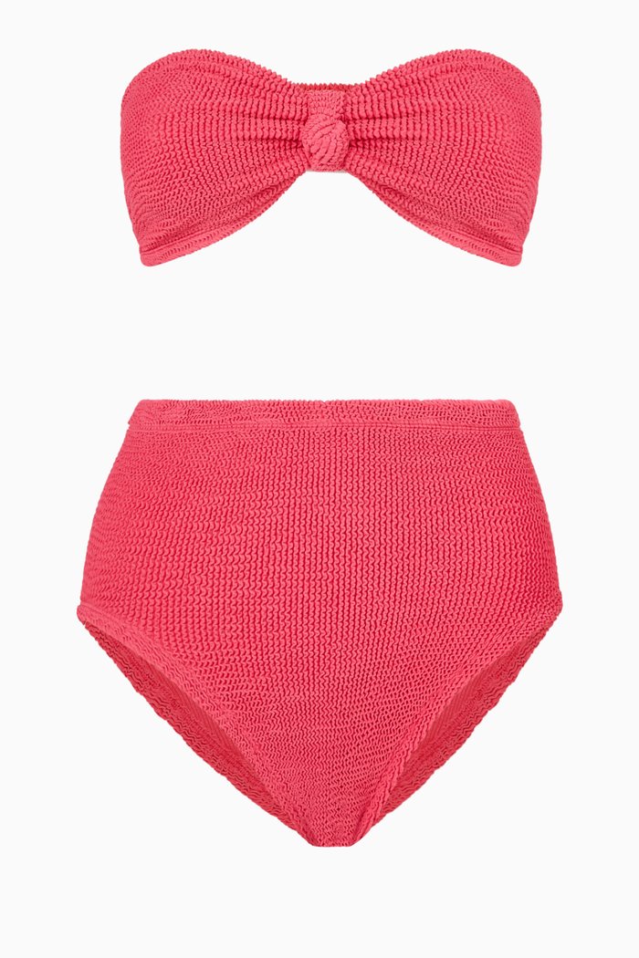 

Rosie Bikini Set in Stretch Nylon, Pink