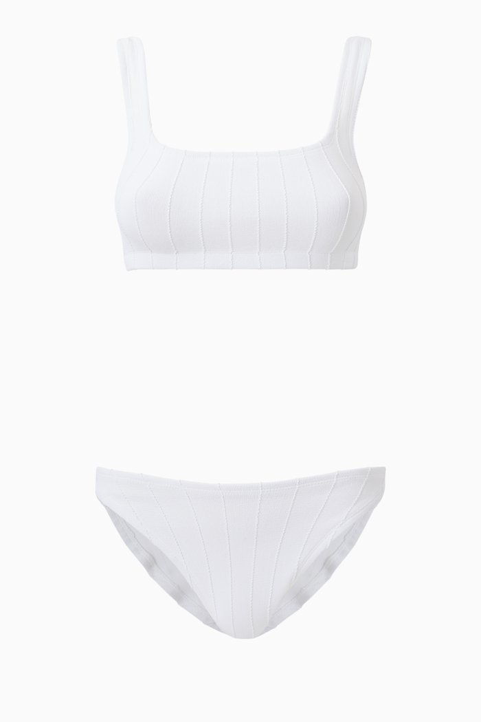 

Helena Bikini Set in Nile, White
