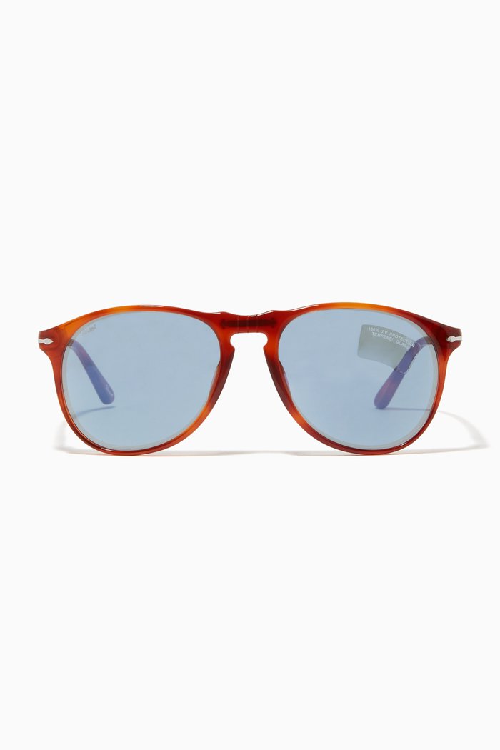 

PO9649S Sunglasses in Acetate, Multicolour