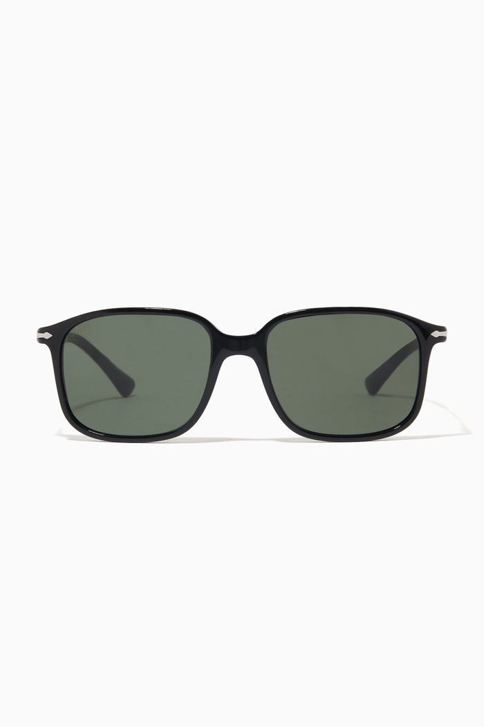 

PO3246S Sunglasses in Acetate, Black