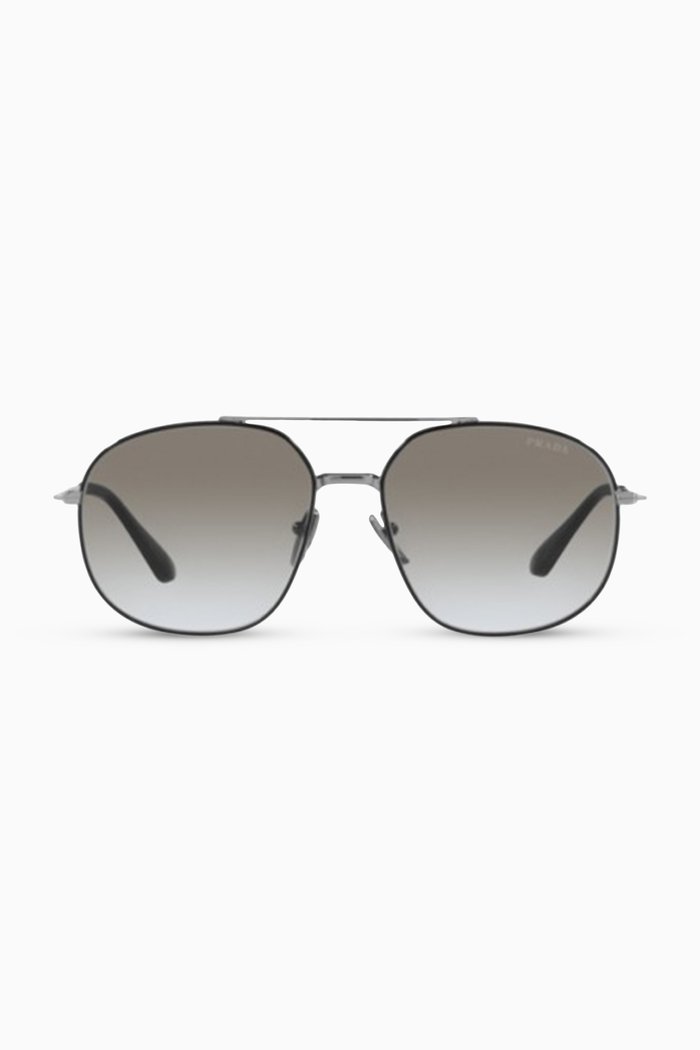 

Aviator Sunglasses in Metal, Silver