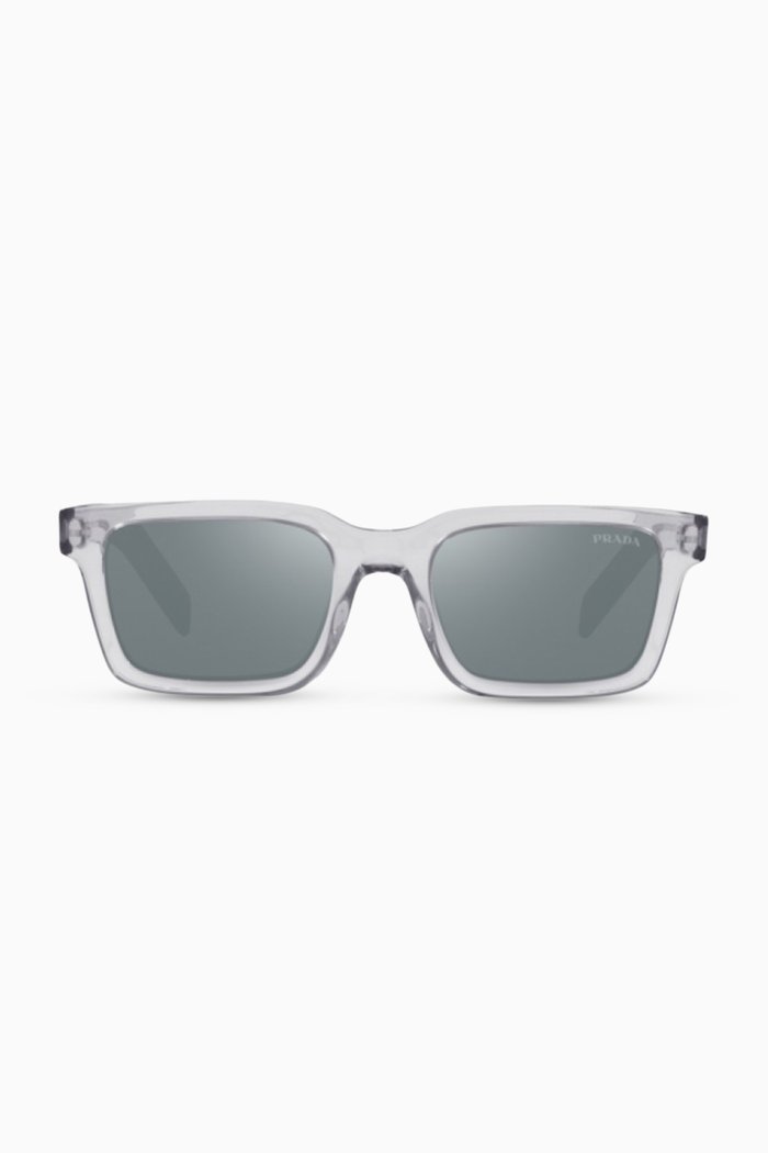 

D-frame Sunglasses in Acetate, Grey