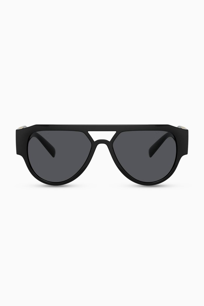

Medusa Stud Sunglasses, Black