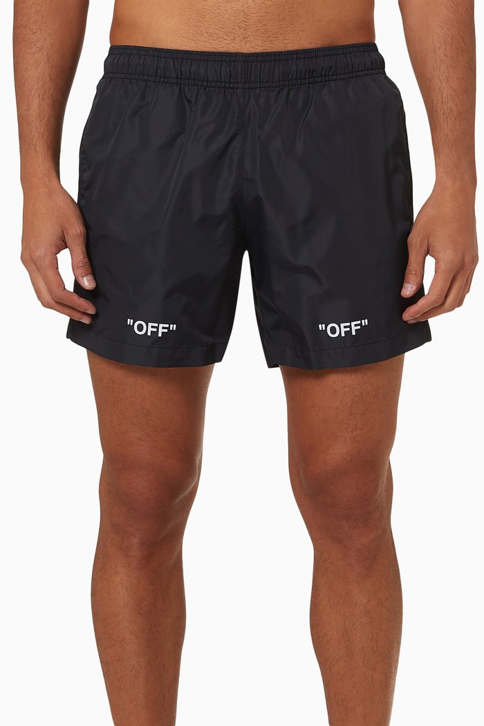 Swim Shorts in Nylon, Black