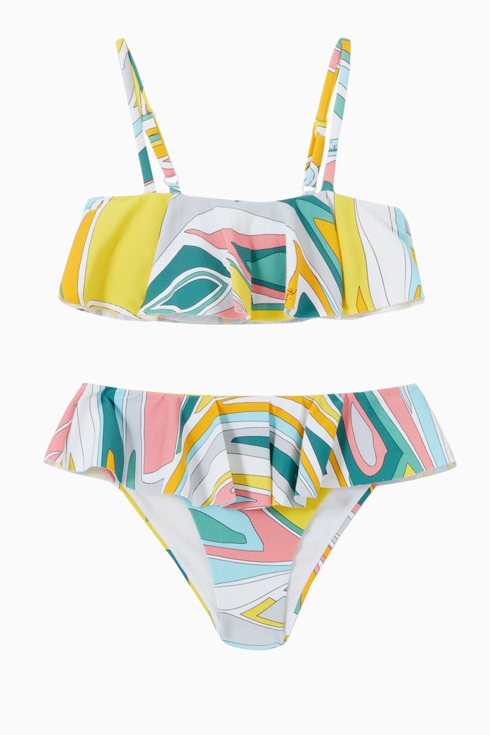

Abstract Print Bikini, Multicolour