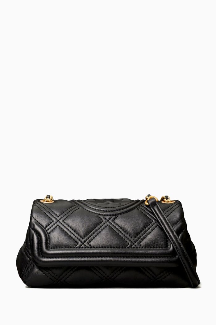 Fleming Soft Mini Bag in Leather, Black