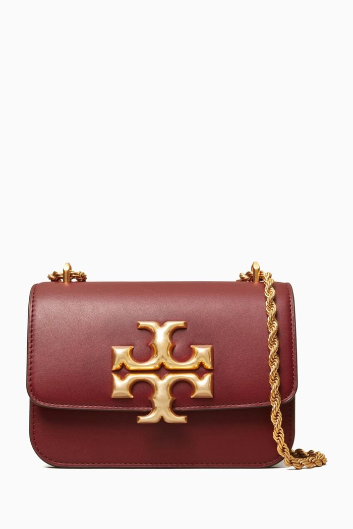 

Eleanor Bag in Smooth Leather, Burgundy