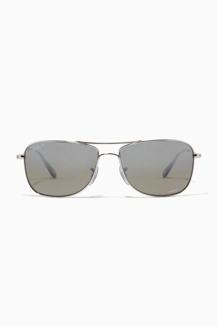 

RB3543 Chromance Sunglasses in Metal, Silver
