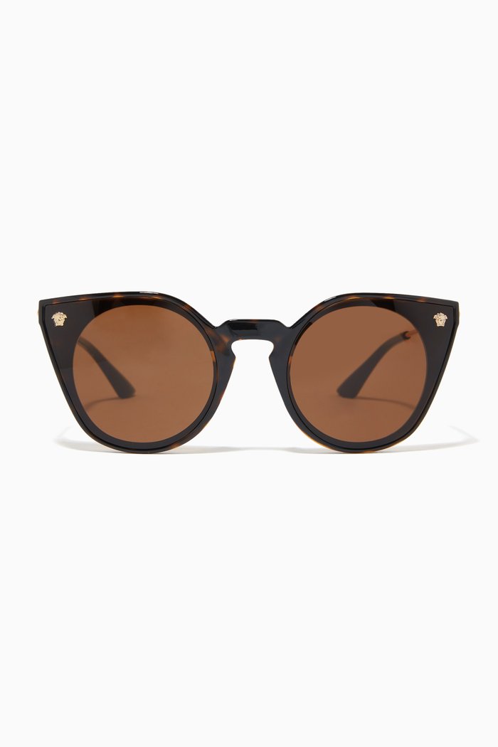 

Medusa Chic Sunglasses, Brown