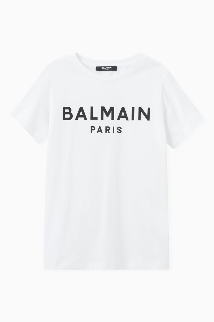 

Logo Print T-shirt in Cotton, White