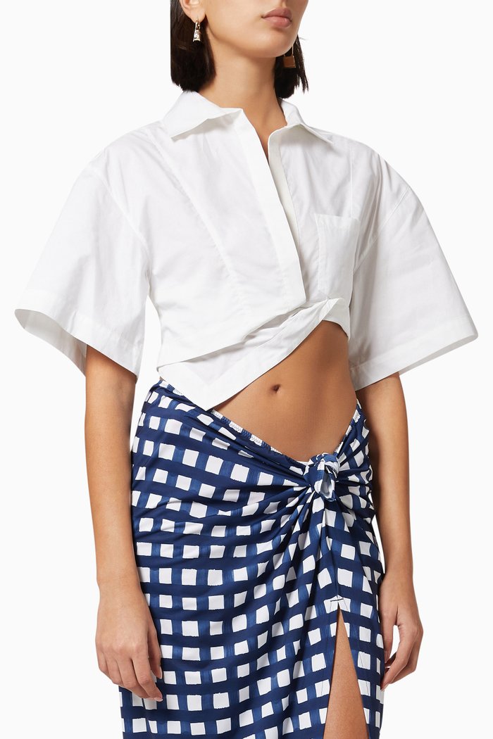 

La Chemise Capri in Cotton, White