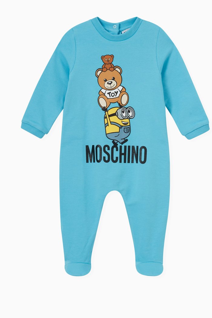 

Minions© Teddy Print Pyjama in Cotton, Blue