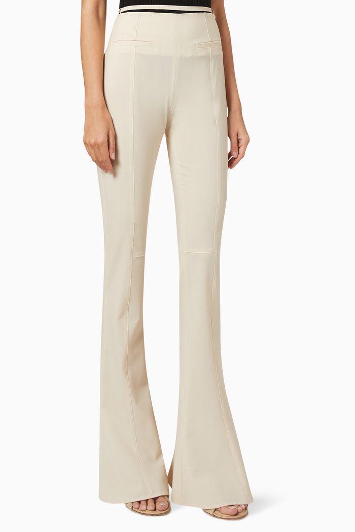 

Le pantalon Tangelo in Wool, Neutral