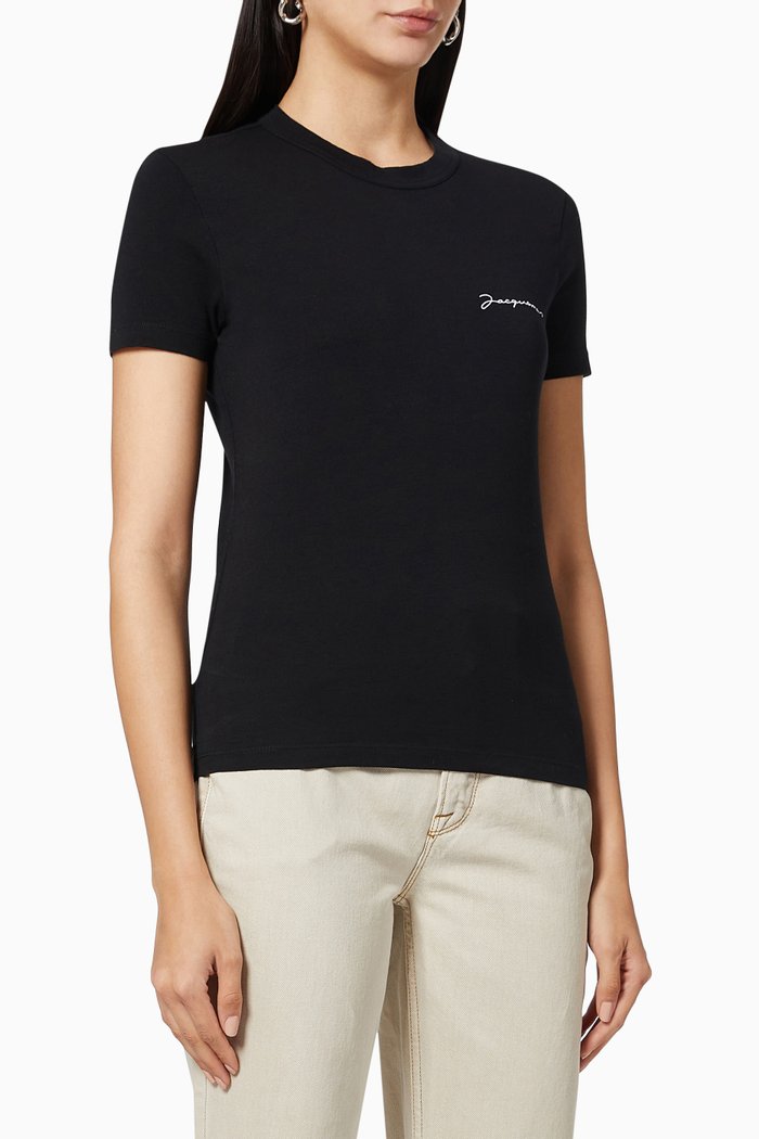 Le T-Shirt in Jersey, Black