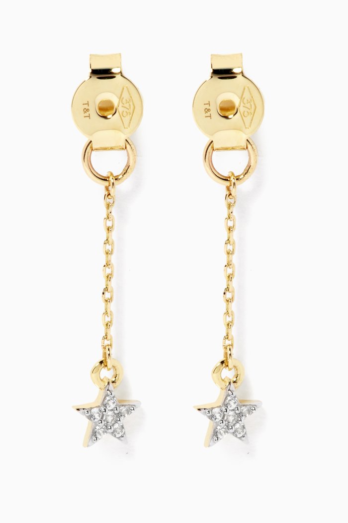 

Falling Star Earring Backs in 18kt Vermeil, Yellow