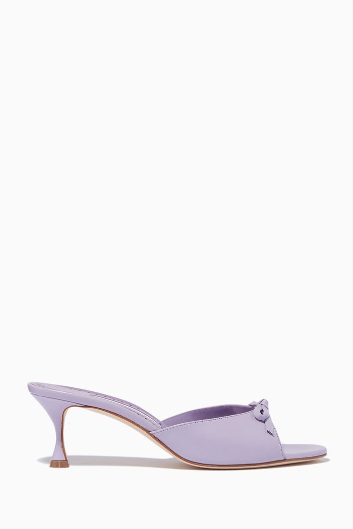 

Pertinanu 50 Mules in Nappa, Purple