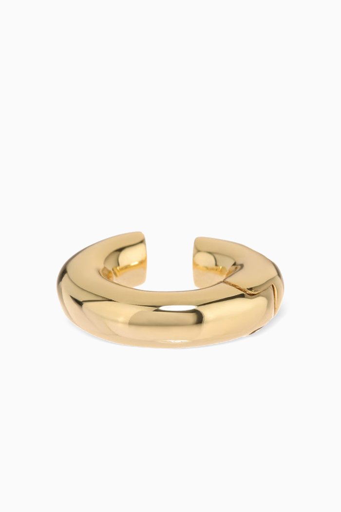 

Amalfi Single Ear Cuff in 18kt Gold Plated Brass