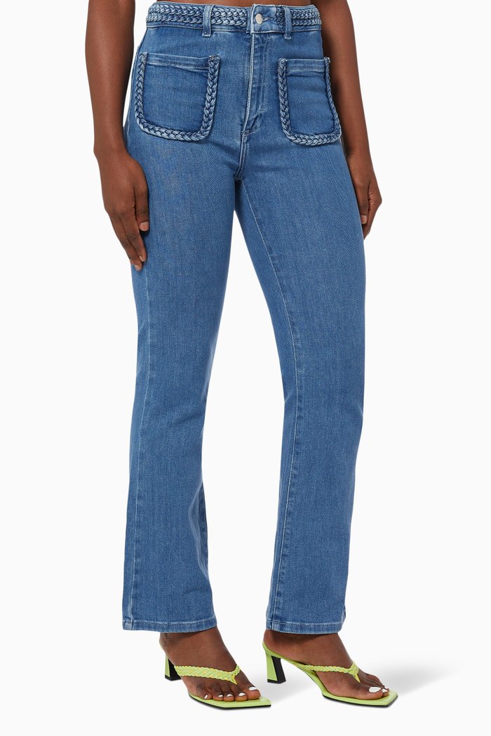 

Braided Jeans, Blue