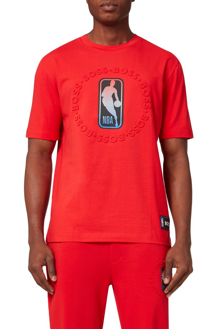 

NBA T-shirt in Cotton Jersey, Red