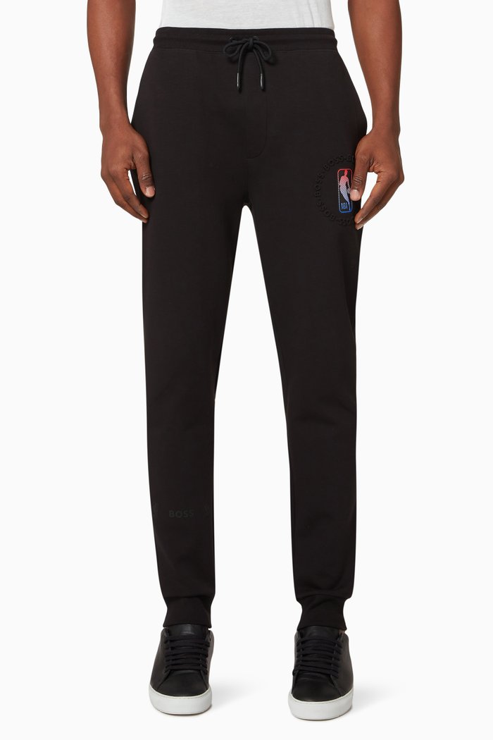 

NBA Sweatpants in Cotton Fleece, Black
