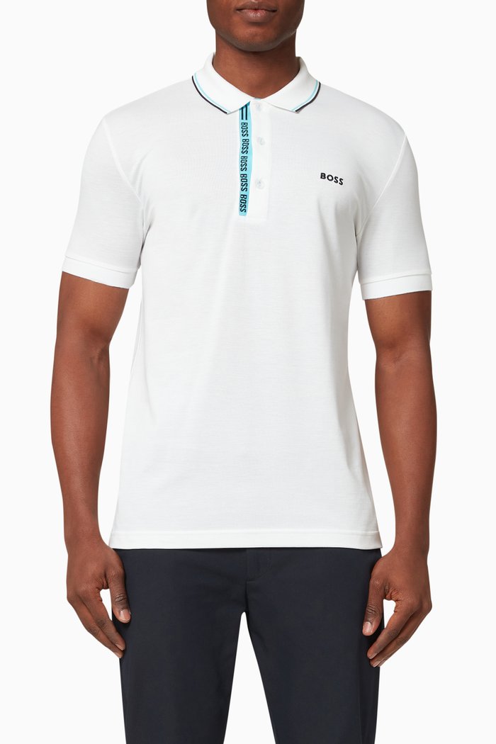 

Polo Shirt in Cotton Piqué, White