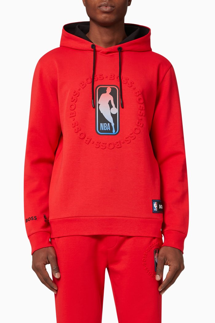 

NBA Bounce 2 Hooded Sweatshirt in Jersey, Red
