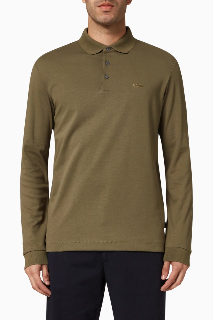 

Pado Polo Shirt in Cotton, Green