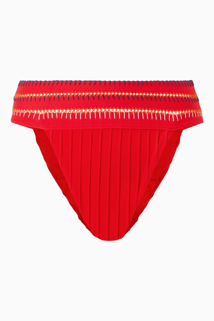 

Fruit Slide Bikini Bottoms, Red