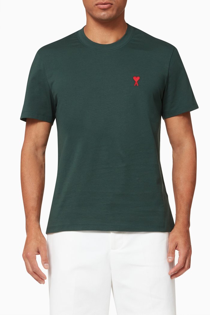 

Ami De Coeur T-Shirt in Organic Cotton, Green