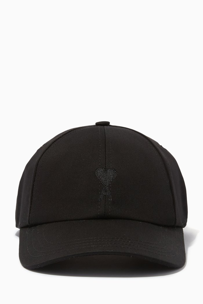 

Baseball Cap in Cotton, Black