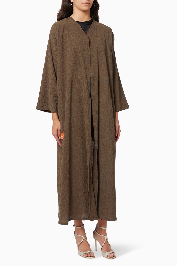 

Daily Textured Abaya, Green