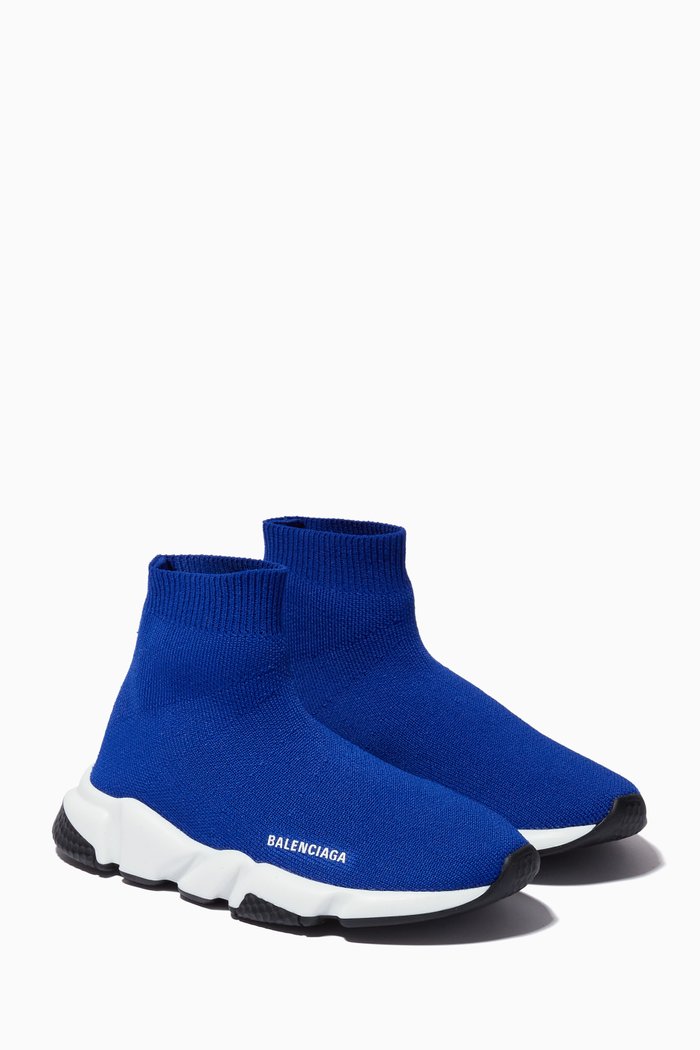 

Speed Sock Sneakers in Technical Knit, Blue