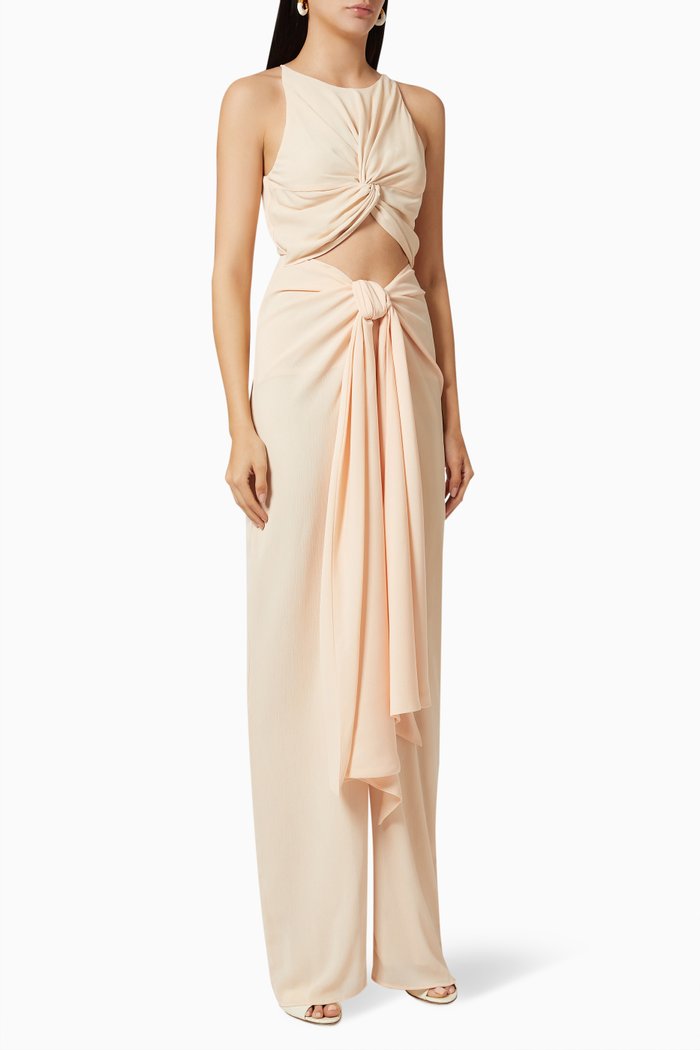 

Amanita Jumpsuit in Chiffon, Neutral