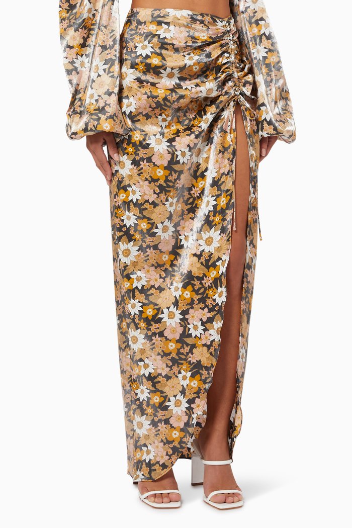 

Paloma Skirt in Rayon, Black