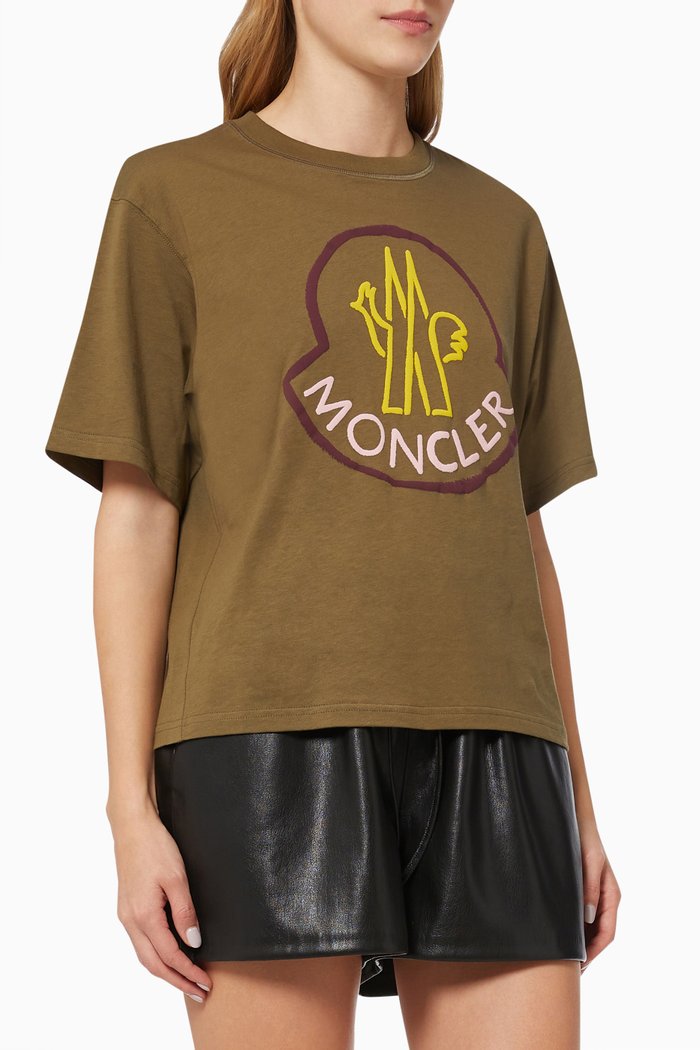 

Logo T-shirt in Cotton Jersey, Brown