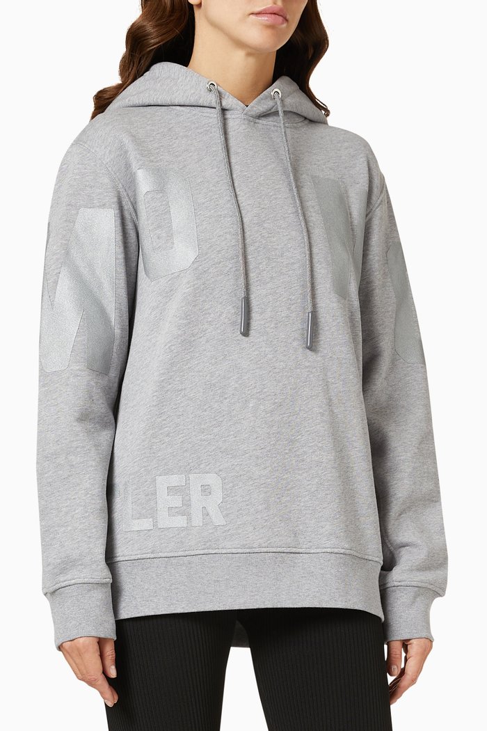 

Logo Hoodie in Fleece, Grey