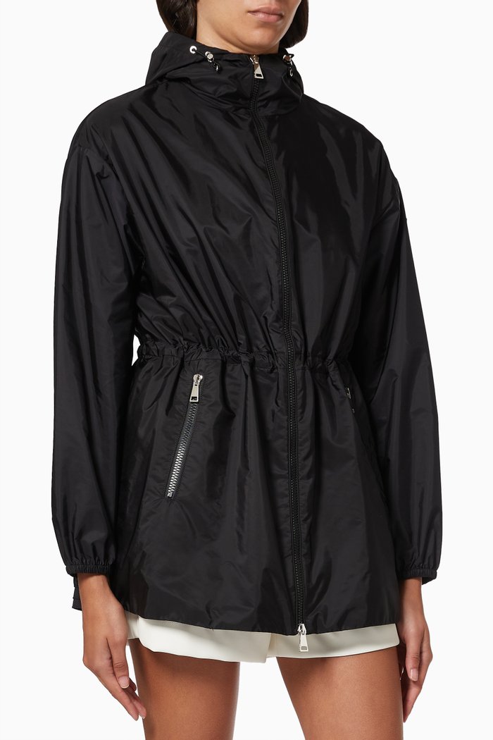 

Wete Parka Jacket in Nylon, Black