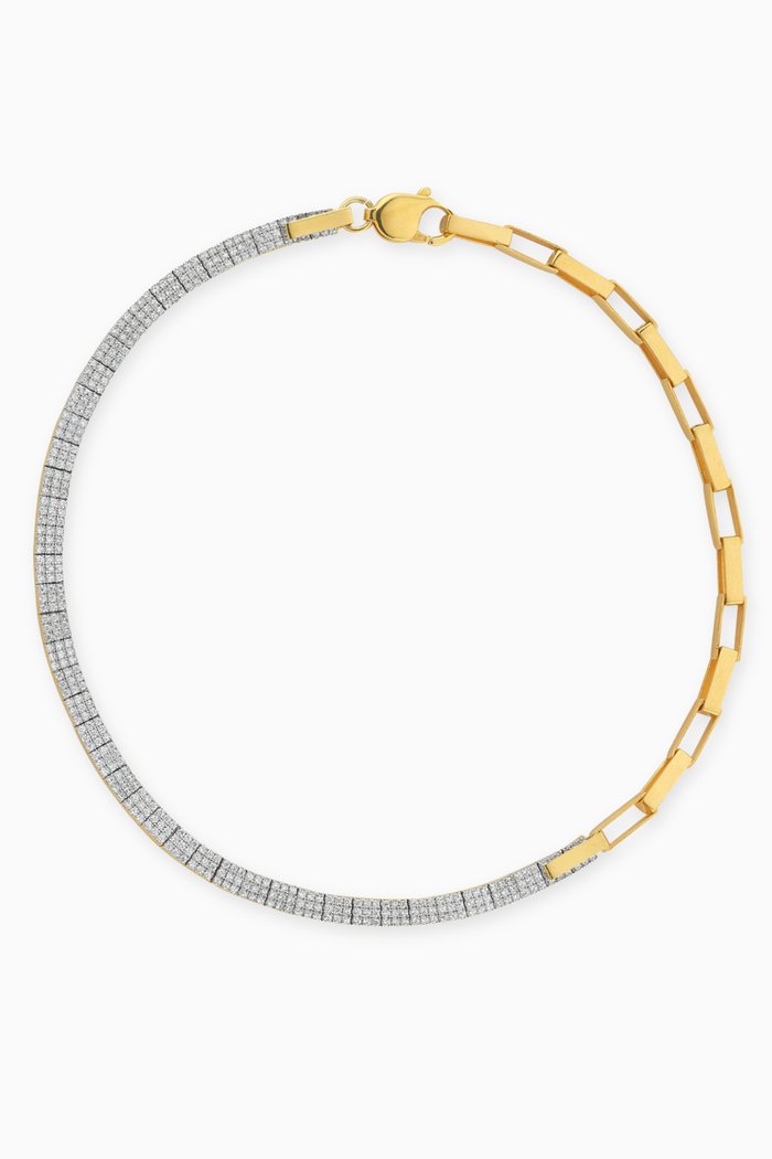 

In da Club Necklace in Sterling silver & 24kt Gold Plating