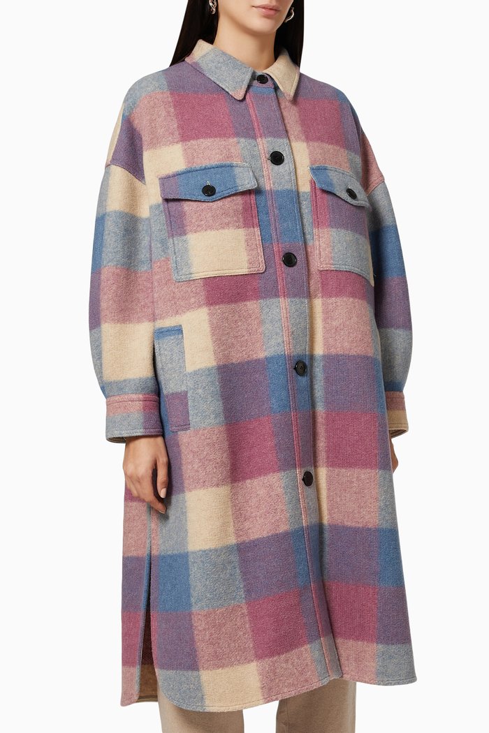 

Fontizi Check Coat, Multicolour