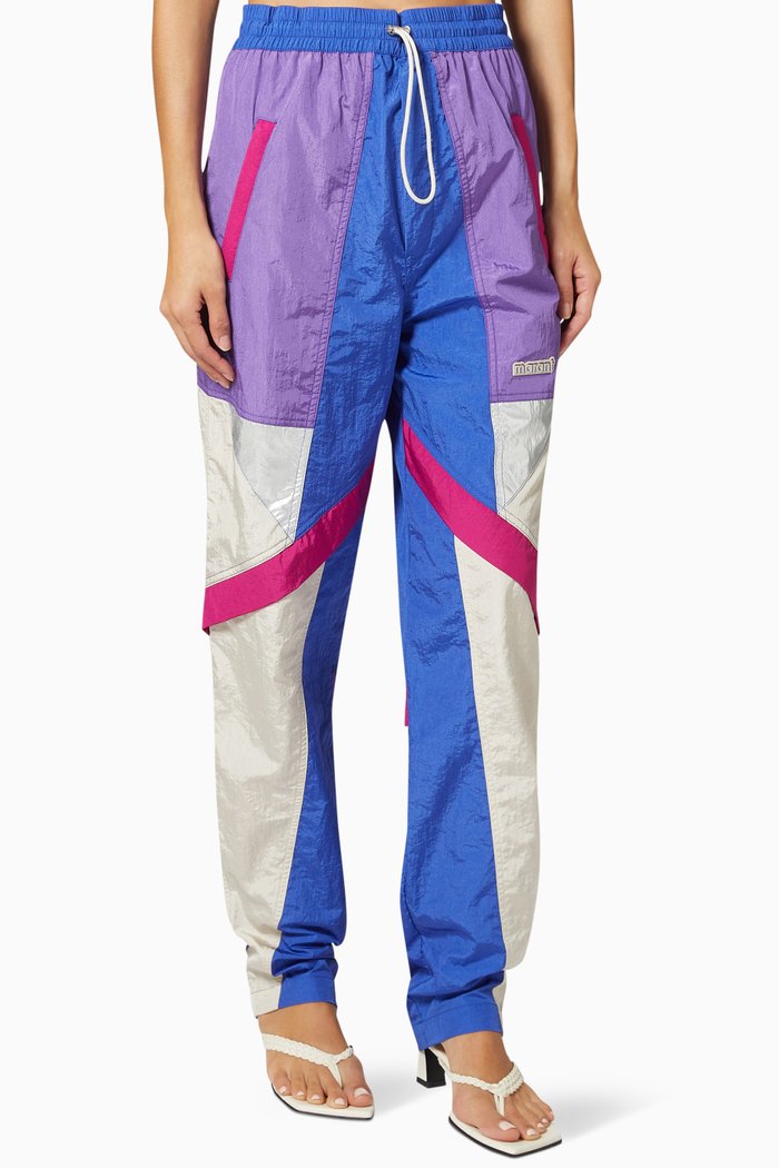 

Mackenzie Colour Block Trackpants, Blue